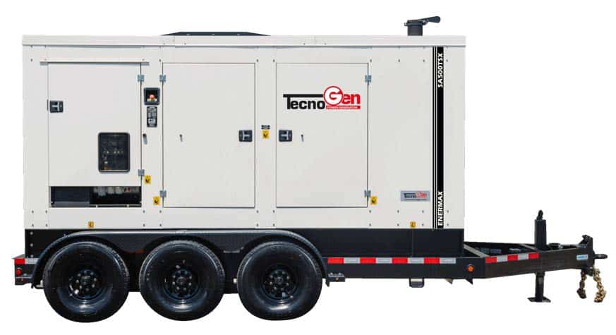 New 443 kW TecnoGen Enermax SA500TSX Portable Diesel Generator – EPA Tier 4 Final